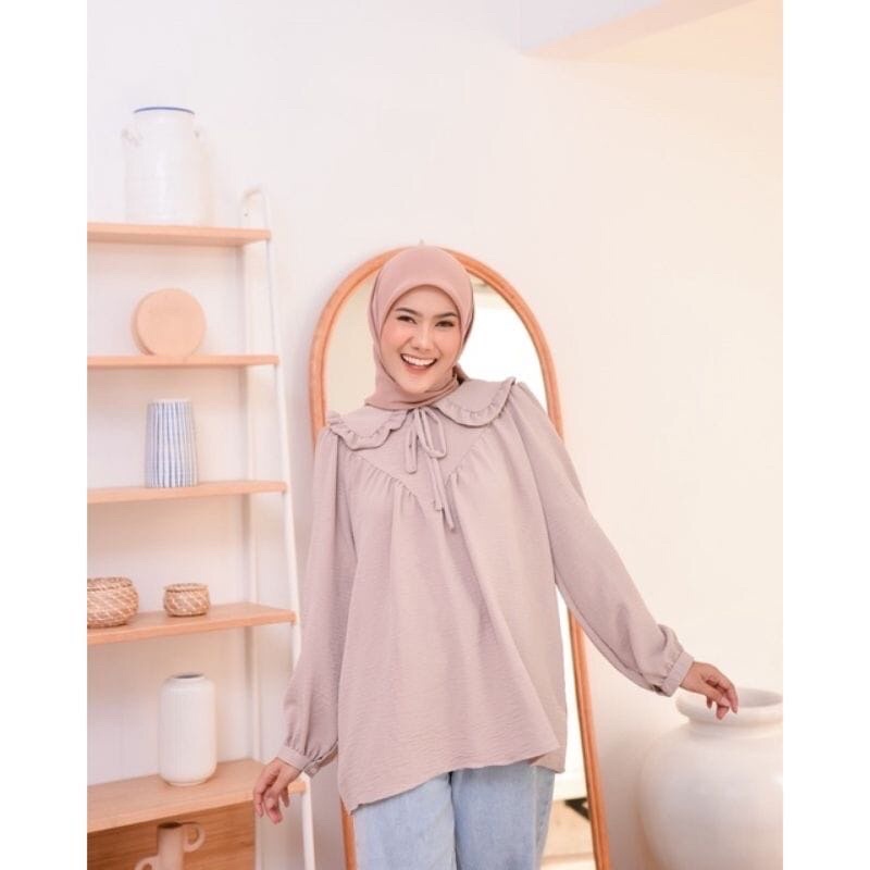 PREMIUM CRINCLE AIRFLOW ⭐️ Lavita Blouse CRINCLE ⭐️