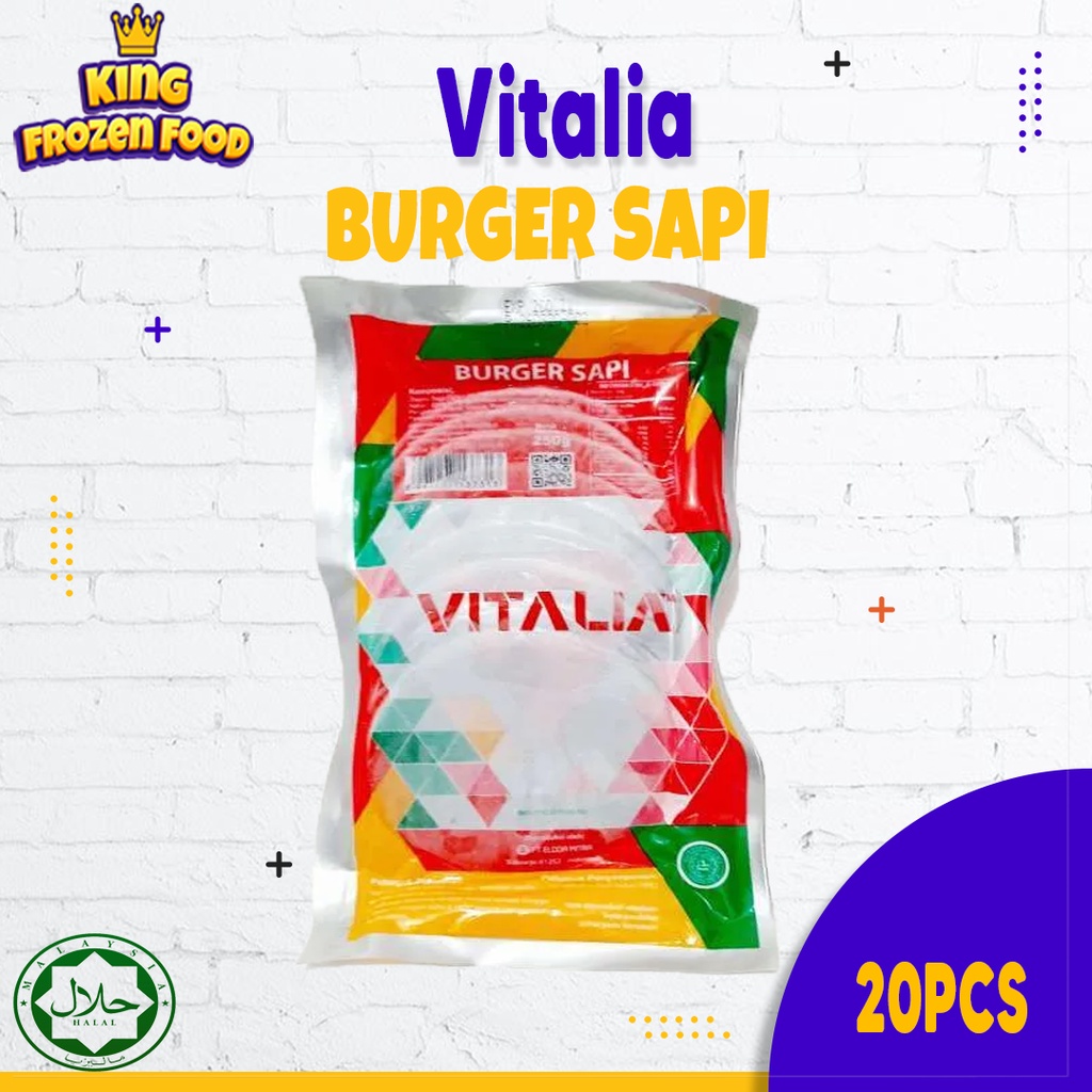 Vitalia Burger Sapi Isi 20 pcs