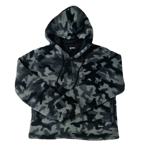 Jaket Bulu Pria | Hoodie Pria SHERPA CAMO Premium