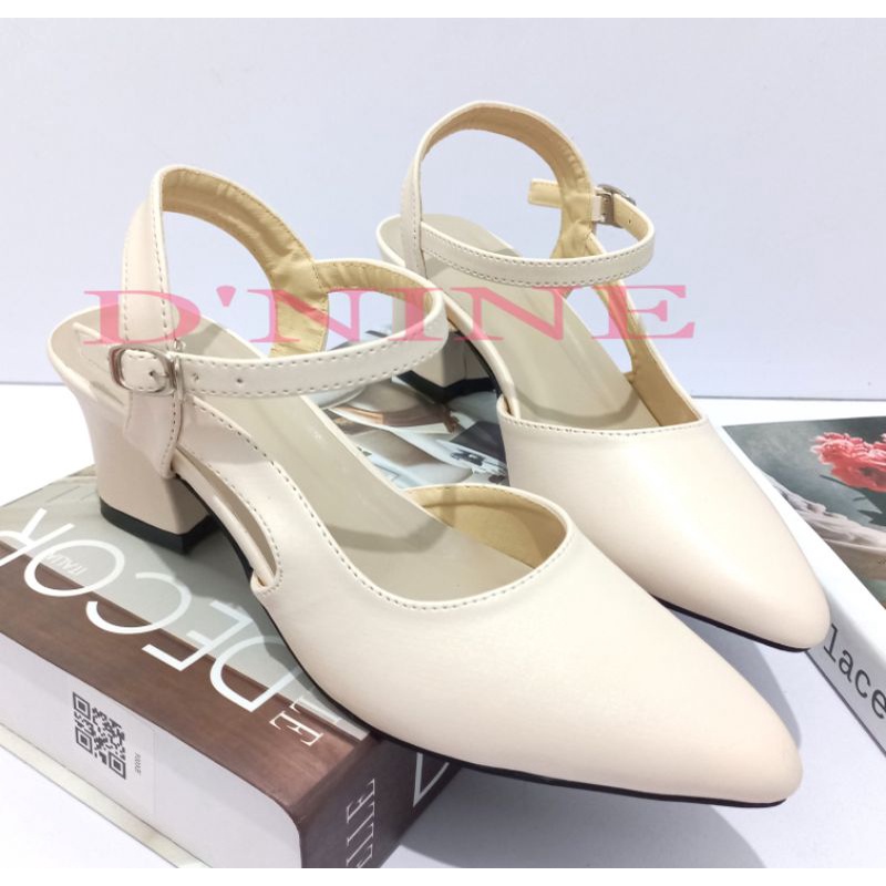DILLA HD 08 Sepatu Wanita sepatu hak mules 5cm