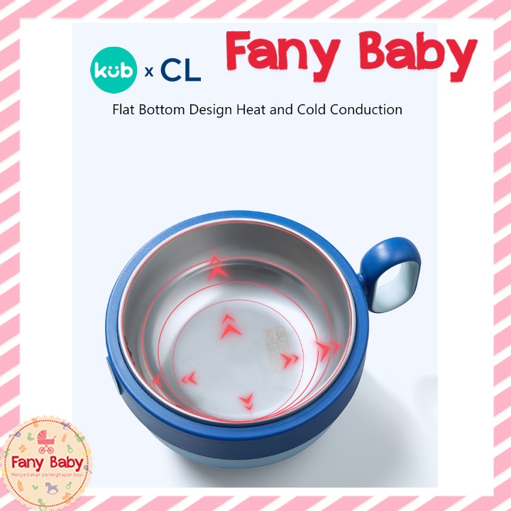 KUB X CL CHILDRENS THERMAL INSULATED BOWL 350ML