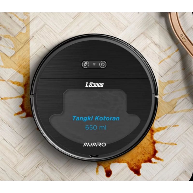 AVARO LASER LS3000 ROBOT VACUUM CLEANER 3000PA STRONG SUCTION