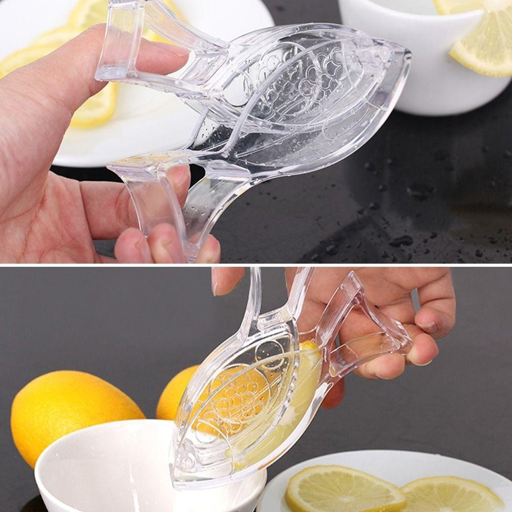 Solighter Manual Juicers Hot Acrylic Kitchen Bar Gadget Lemon Juicer