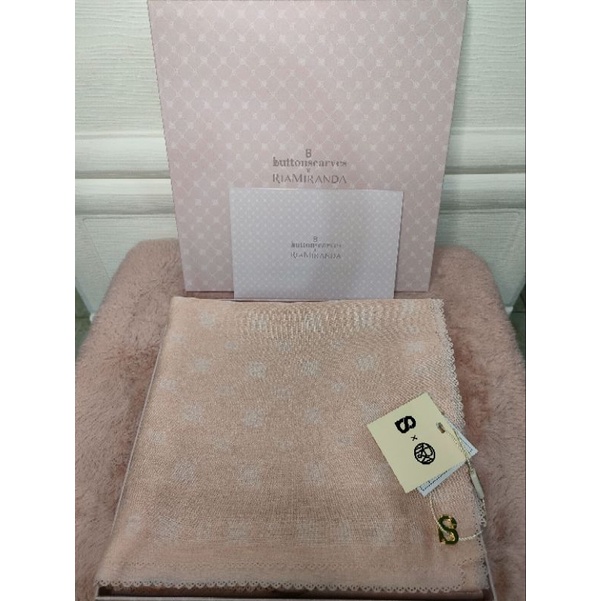 Buttonscarves Xanadu Monogram Blush