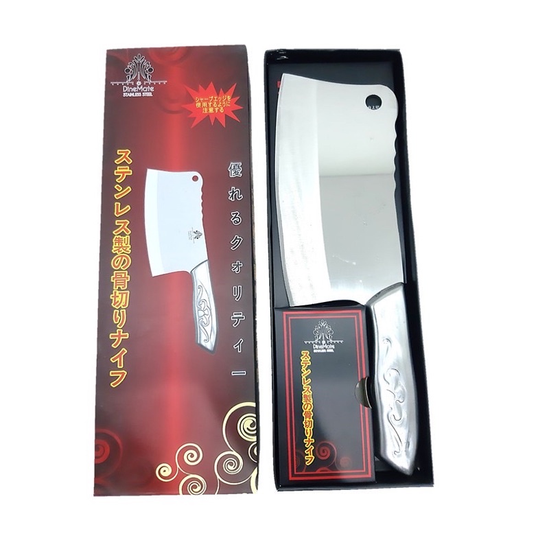 Pisau Dapur Daging / Pisau Golok Cincang Stainless / Pisau Koki / Pisau Memasak Dapur Stainless Tajam