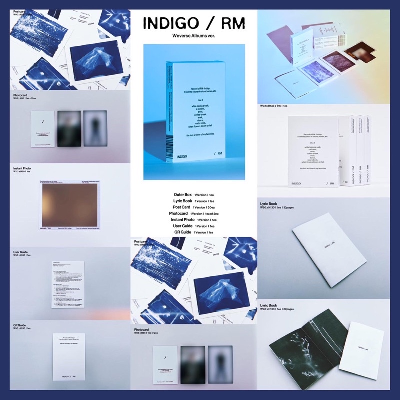 [PELUNASAN] RM’s Single Solo Album INDIGO LUCKY DRAW
