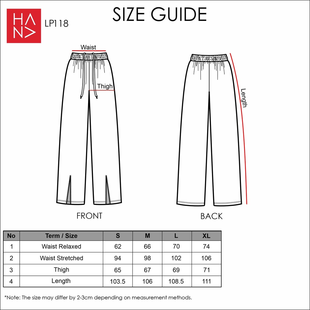 Hana Fashion - Cesa Rope Loose Pants Wanita Celana Panjang Wanita Big Size - LP118