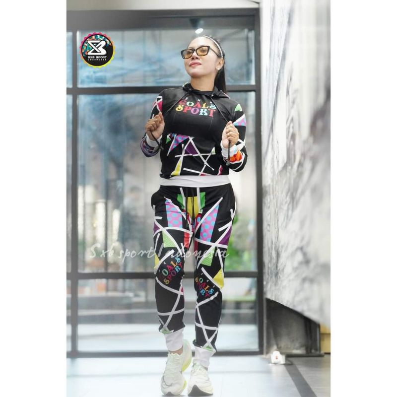 PABRIK PAKAIAN OLAHRAGA SXB SPORT CHERNAYA SWEETSHIRT HOODIE DAN JOGER TERMURAH