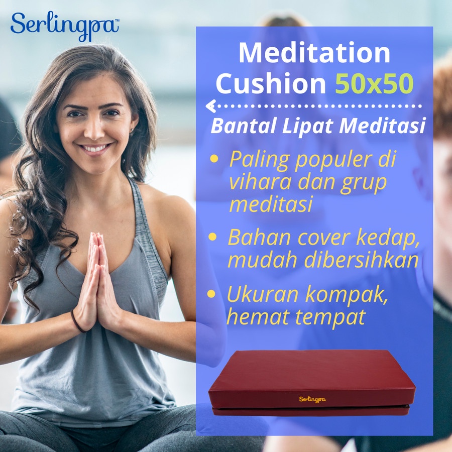 Bantal Lipat Meditasi Matras Cushion Meditasi