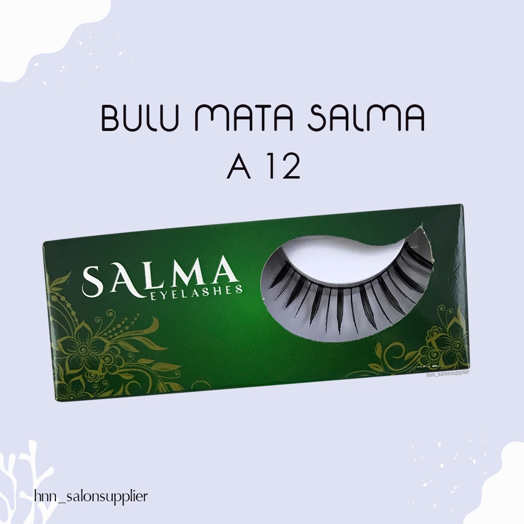 A12 Bulu Mata Palsu Handmade Natural Salma Eyelashes