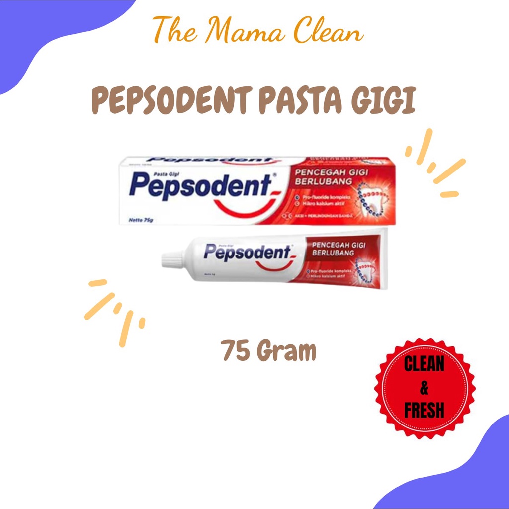 Pepsodent Pasta Gigi Pencegah Gigi Berlubang Anti Cavity 75 gr
