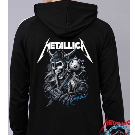 jaket hoodie metallica jaket pria wanita distro metallica punk