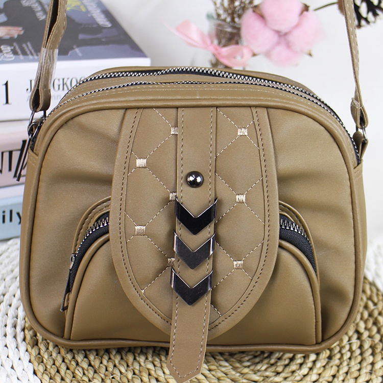 TUAH SLIMBAGS HARGA GROSIR / Tas Selempang 3 Res V Susun Black NekeL Series High quality IW -35 / Tas Selempang Wanita / Tas Wanita Ala Korean Style / Tas Wanita Terbaru Kekinian &amp; Terlaris