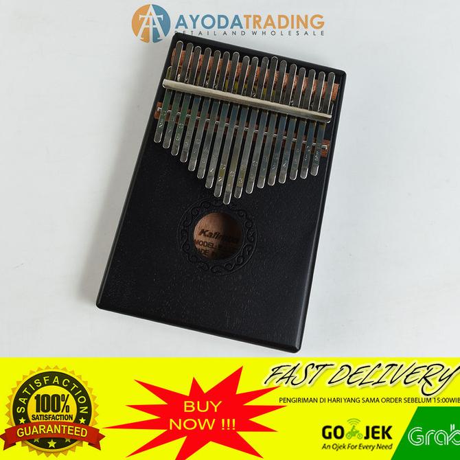 Kalimba Mahogany 17key Tiruan Gecko K17M