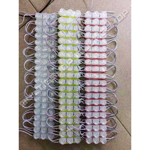 100Pcs LED Modul 3030 3 Mata 3 Watt 3W 6520 24V - Warna