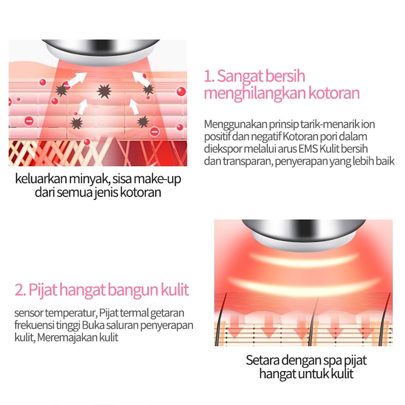 Harga Khusus!Alat pembersih dan peremajaan kulit / alat kecantikan / alat kecantikan multifungsi / alat kecantikan portabel