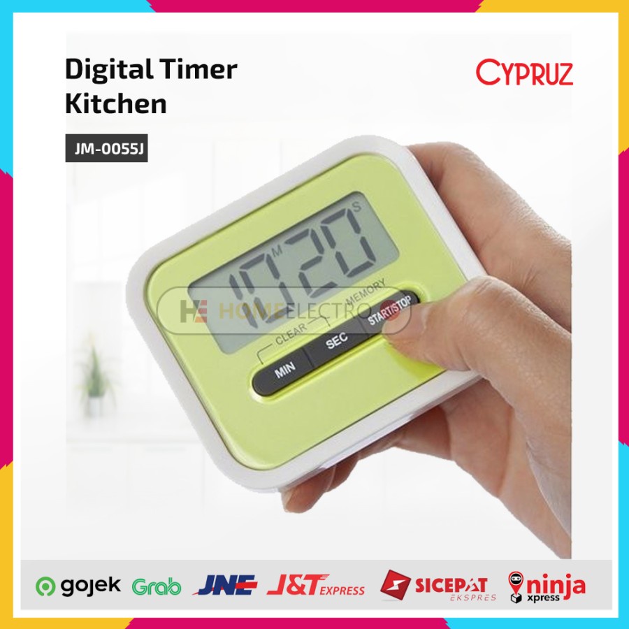 CYPRUZ JM-0055J Digital Timer Kitchen House Alarm Masak