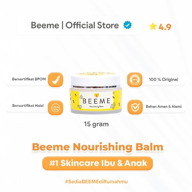 Makassar ! Pelembab Serbaguna Beeme Nourishing Balm