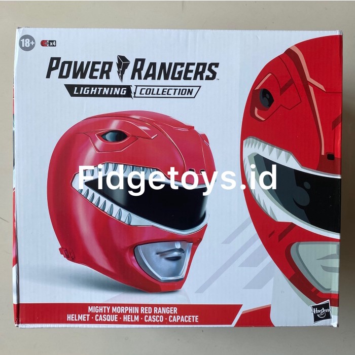 Hasbro Power Ranger Lightning Mighty Morphin Red Ranger Helmet