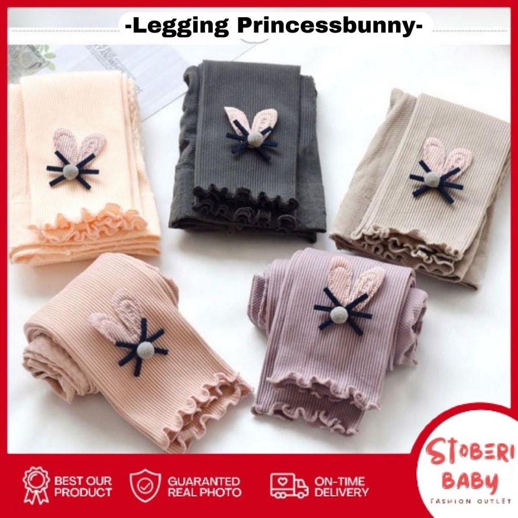 PUNCAK 3.3 stoberi baby - LEGGING PRINCESSBUNNY legging anak perempuan bahan adem/legging import