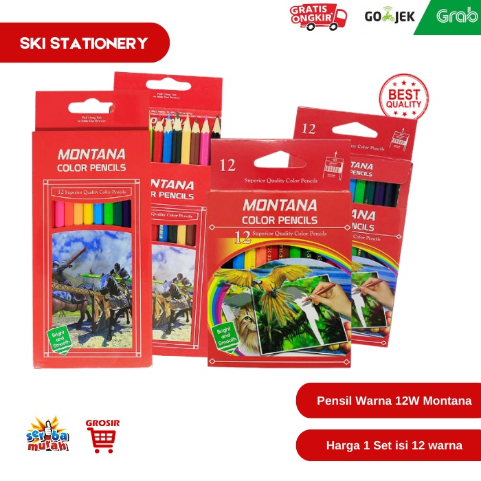 

Pencil / Pensil Warna / Color Pencil / Alat Mewarnai 12 warna
