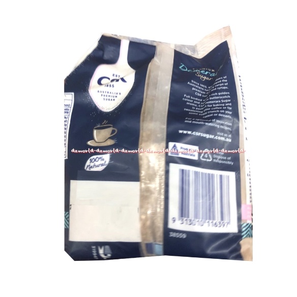CSR Premium Demerara Sugar 375gr Gula Premium Australia Sugars Gula Putih Import C S R Demera Sugars Ceesar
