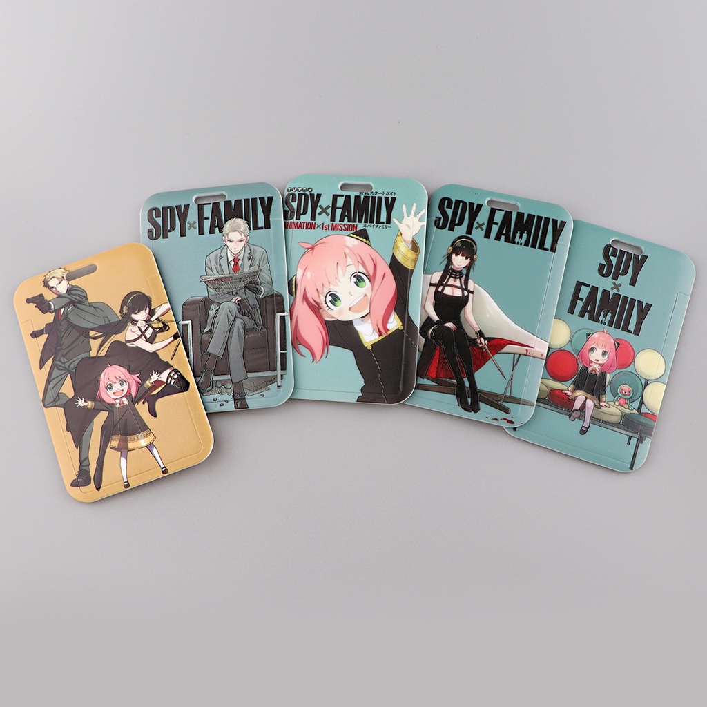 Spyx Strap Leher Holder Kartu ID / Handphone Motif Kartun Anime Jepang