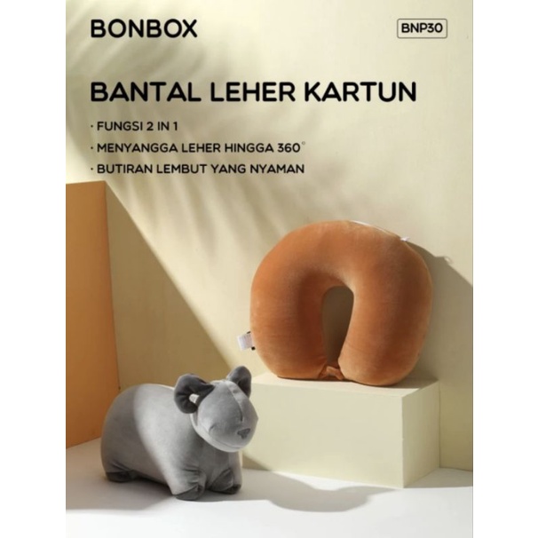 Bonbox BNP30 Bantal Leher Traveling Boneka 2 in 1