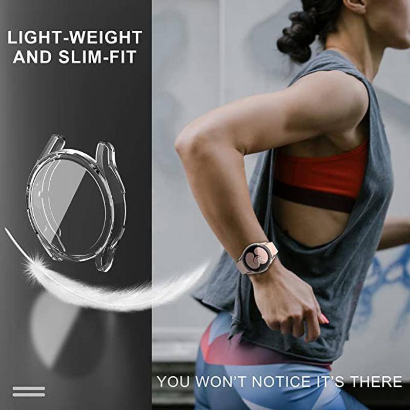 Case Pelindung Bahan Tpu Silikon Ukuran 40mm 44mm 45mm 41mm 42mm 46mm Untuk Samsung Watch 4 Classic