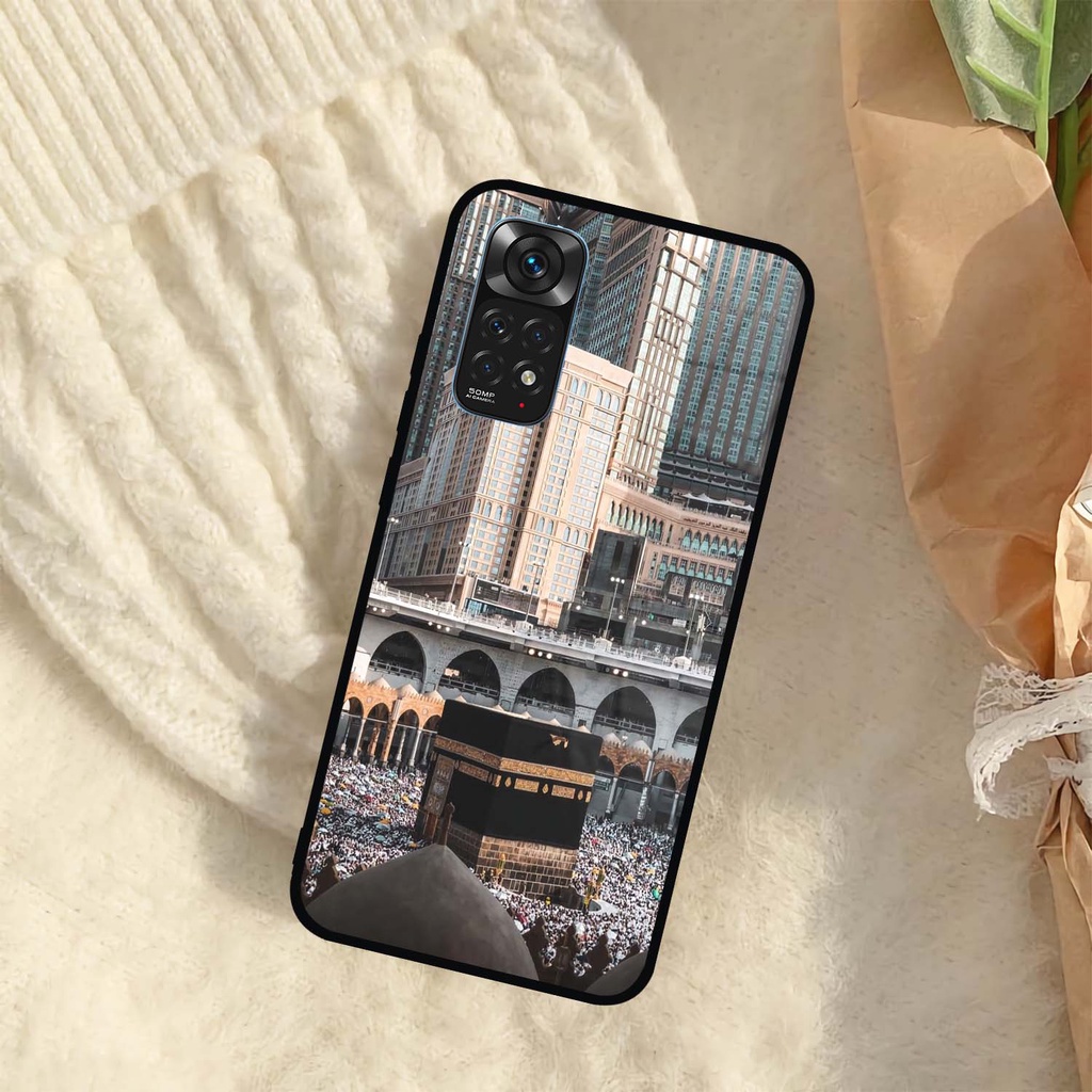 Case Glossy Kilau Redmi Note 11 | Casing Hp Xiaomi | Pelindung Smartphone | Motif Mekkah