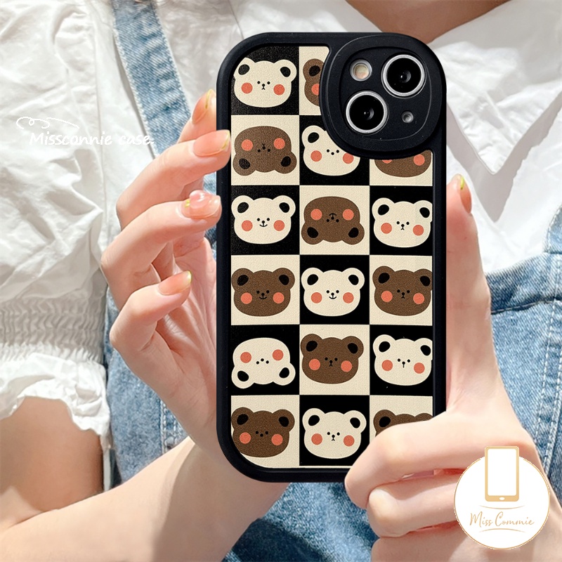 Case Beruang Imut Korea VIVO Y15s Y36 Y02A Y02 Y12 Y33s Y35 Y20 Y16 Y11 Y22 Y22s Y21s V23E V23 Y12i Y21 V25 V25E Y15 Y17 Y31 Y51A Y20i Y1s Y91C Y51 Y50 Y15A Y91 Y20s Y30 Y21A Cover