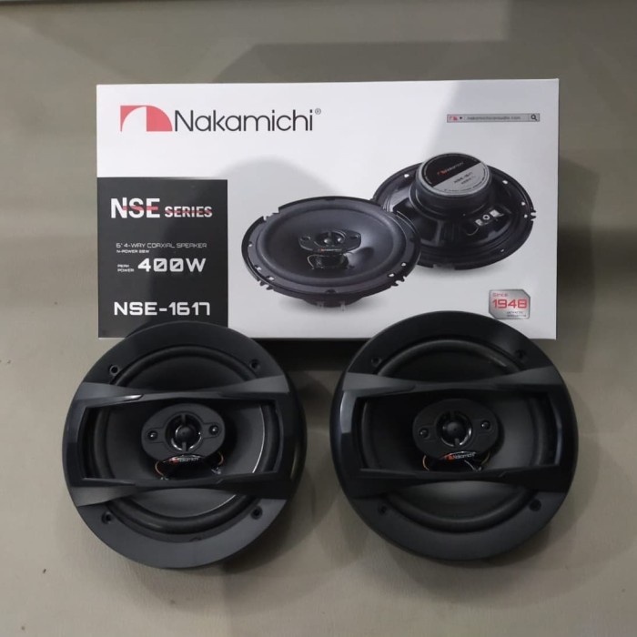 speaker audio mobil 3 way 4 way coaxial nakamichi nse-1617 nse 1617