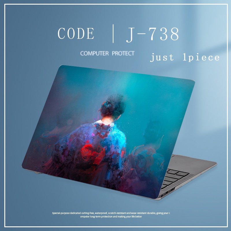 1pc Universal Bebas Potong COD Menyesuaikan 12 13 14 15.6 Inch Cover Laptop Stiker Skin Untuk ASUS VivoBook15 M4600I U3700 X515 ROG GA502I G512L Quote Kata Kata Terkenal Lembaran Decals