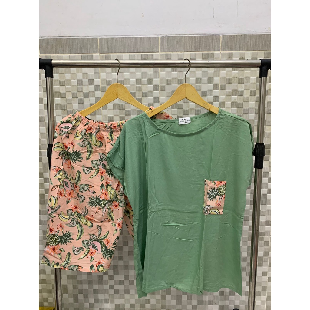 Babydoll Rayon Premium Pendek By Riyu Style