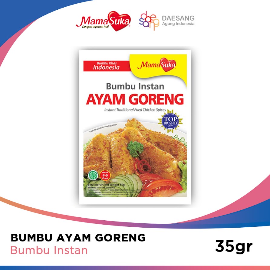 

[Checkout Rp1000] MamaSuka - Bumbu Ayam Goreng 35 gr (1pcs)