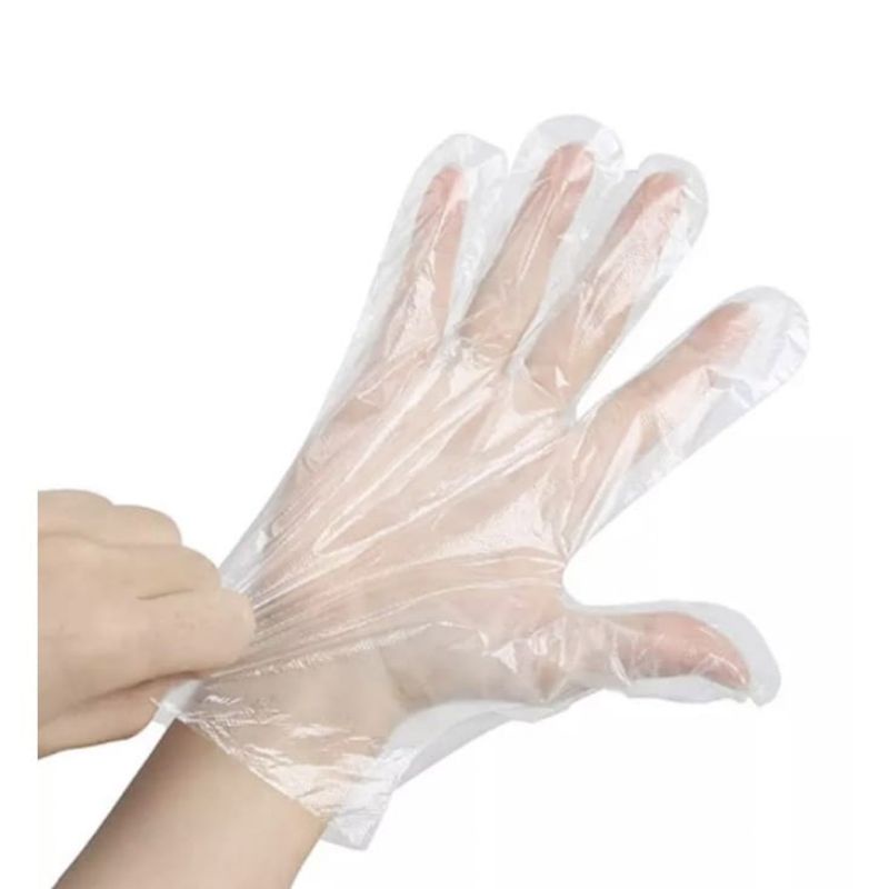 SARUNG TANGAN PLASTIK ISI 100 PCS SEKALI PAKAI DISPOSABLE PLASTIC GLOVES BENING TRANSPARAN FOOD GRADE SARUNG TANGAN PLASTIK DAPUR SARUNG TANGAN KEMASAN