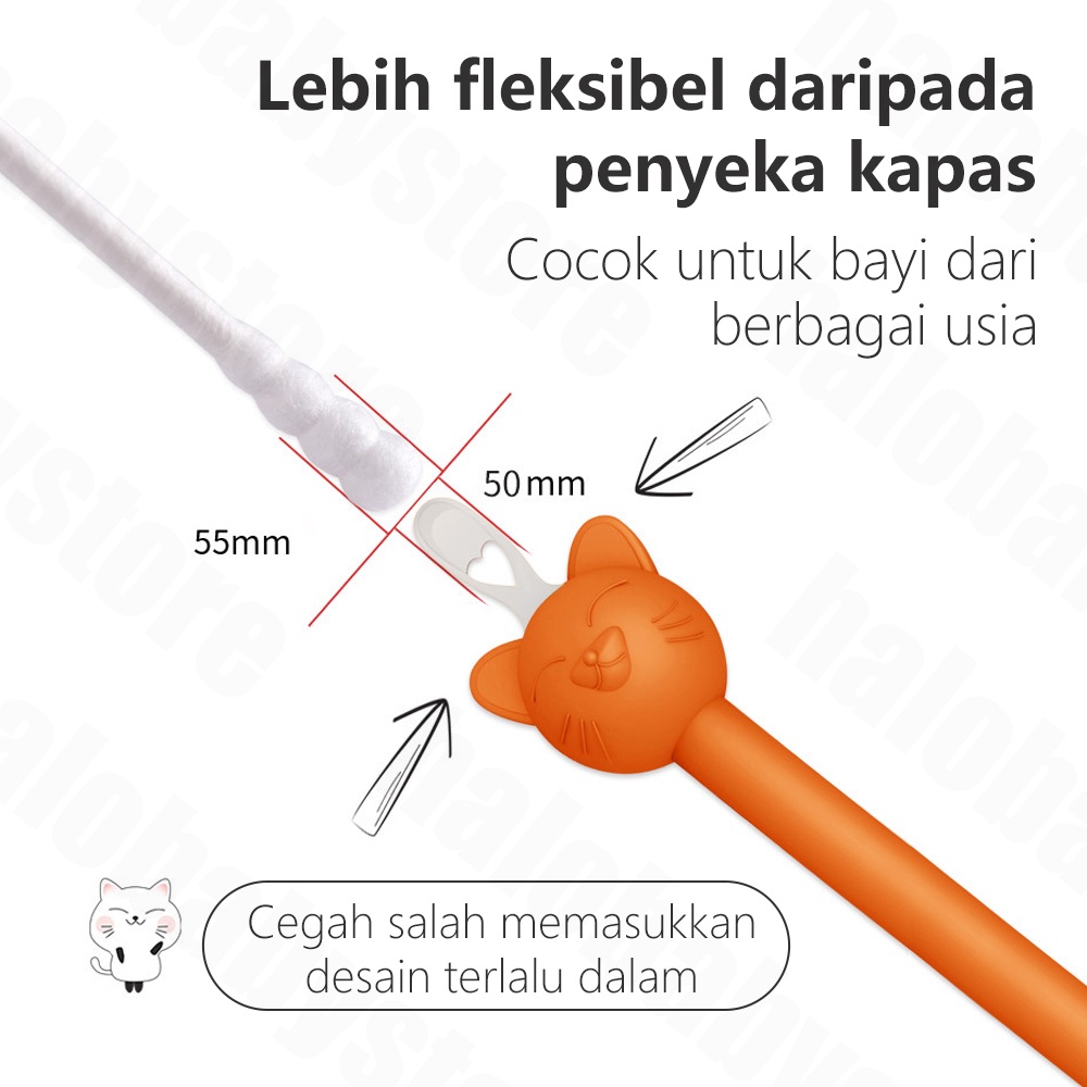 Halo Baby Pembersih Hidung dan Telinga Bayi 2in1/Booger tool ear &amp; nose