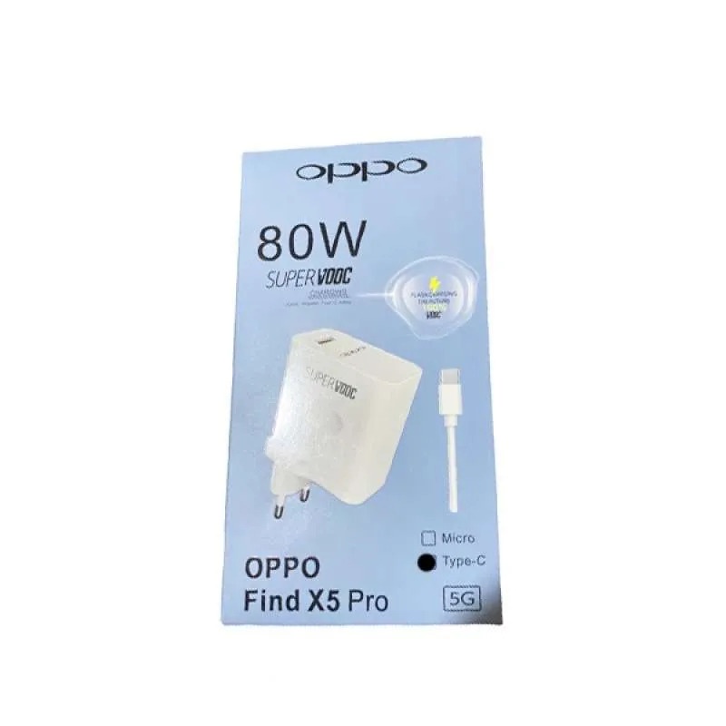 CHARGE HANDPHONE OPPO FIND X5 PRO CHARGING CASAN 80W TC SUPER VOOC 99% ORIGINAL