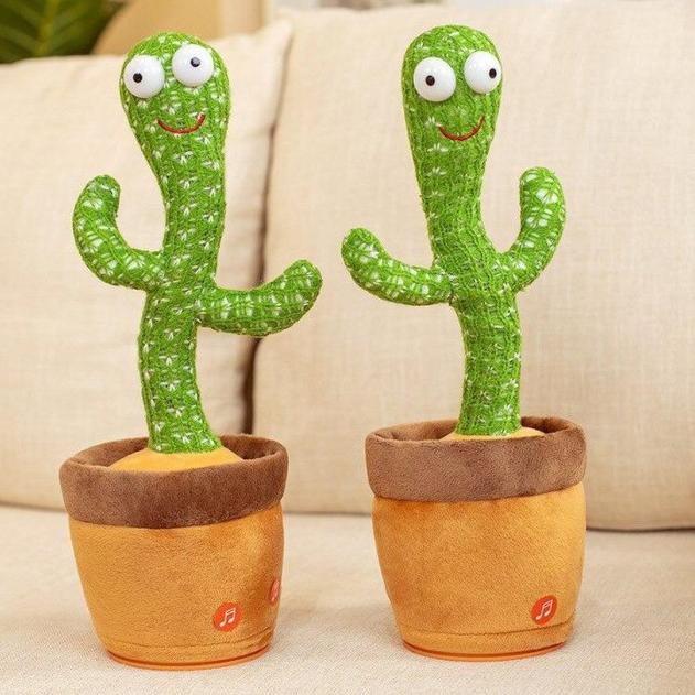 Mainan Kaktus Bergoyang Dancing Cactus Boneka Kaktus Goyang dan Bicara - bicara