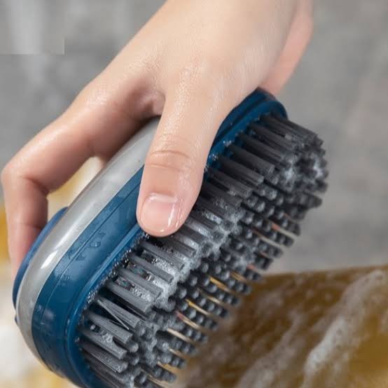 Sikat dispenser Pembersih Baju Panci Dapur Serbaguna Tempat Dispenser Sabun Cair sikat pembersih