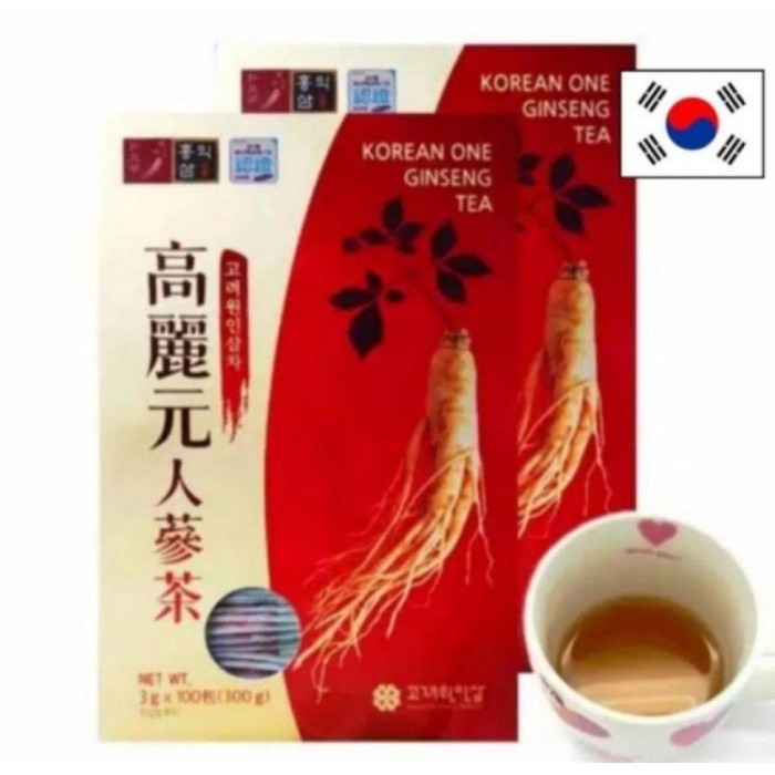 

KOREAN ONE RED GINSENG TEA 1 PACK (100PCS)