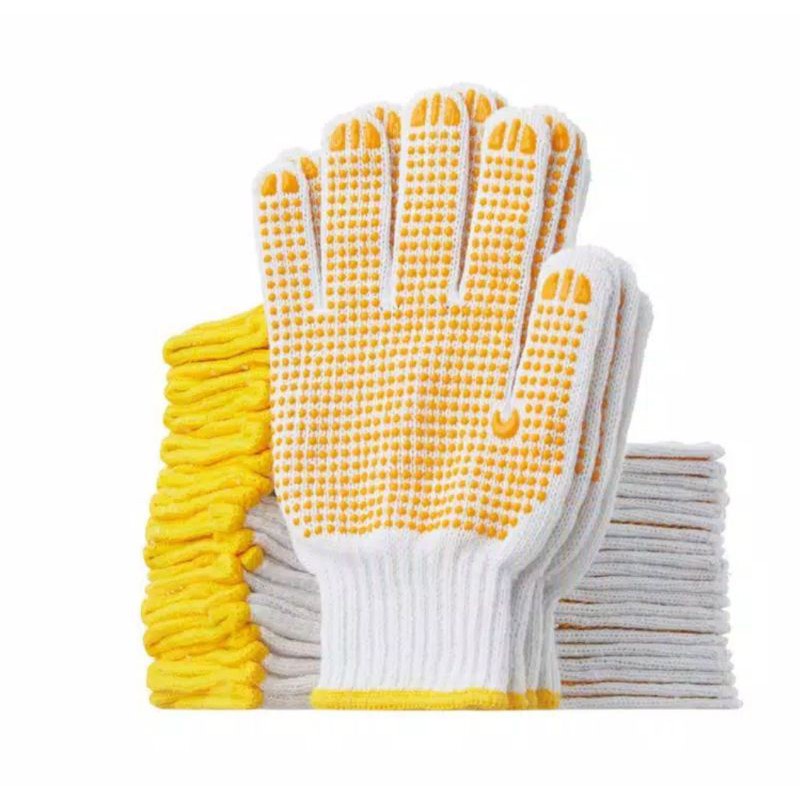 KeiKei Sarung Tangan Kerja Polkadot Dotting Bintik Safety 1 Pasang ( 2 Pcs )