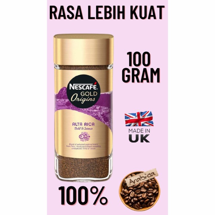 

NESCAFE GOLD FREEZE DRIED ARABICA COFFEE ALTA RICA 100G