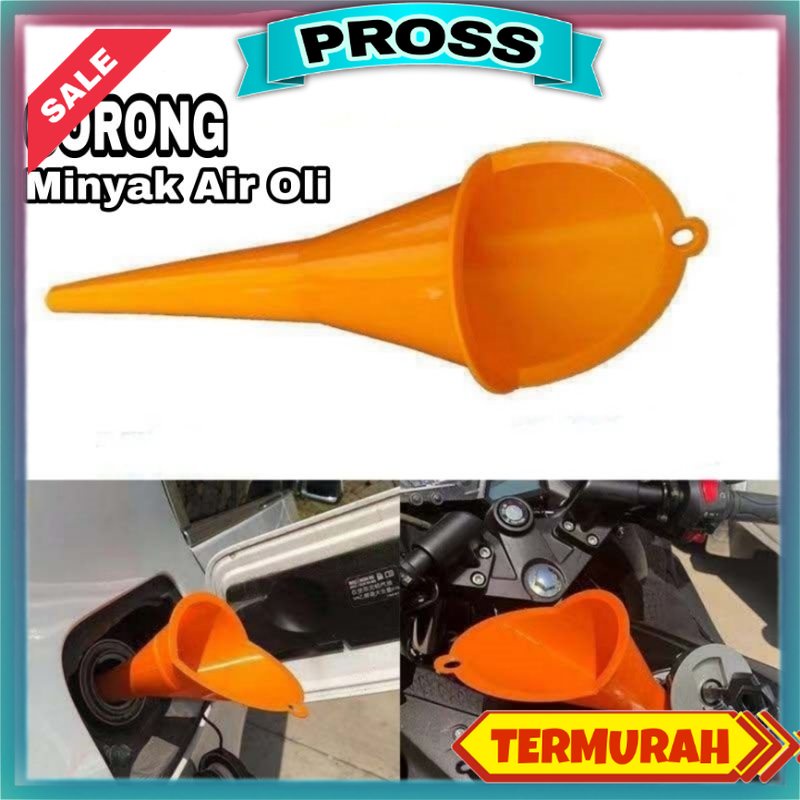 Corong Oli Minyak Air Bensin Radiator Plastik Mulut Panjang Serbaguna