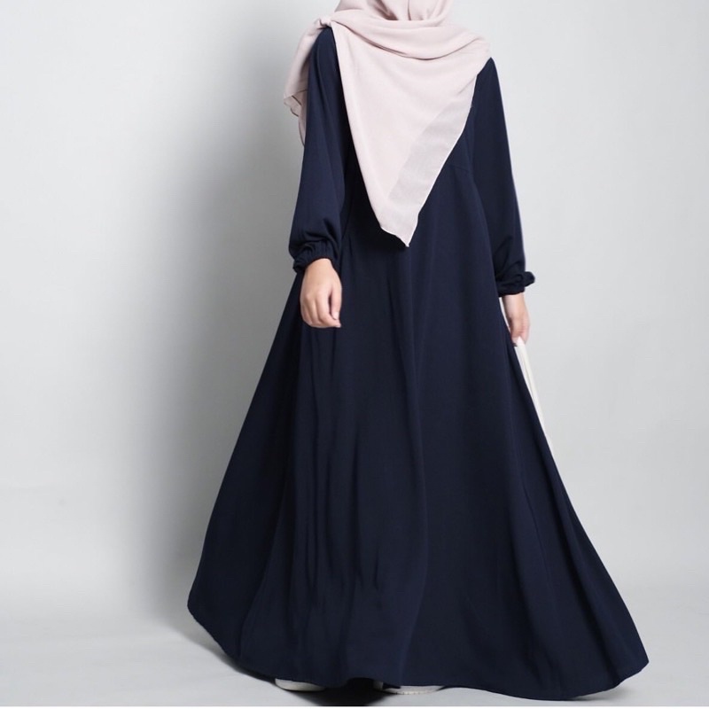 AHA DRESS GAMIS POLOS SIMPEL KEKINIAN / GAMIS WANITA TERBARU