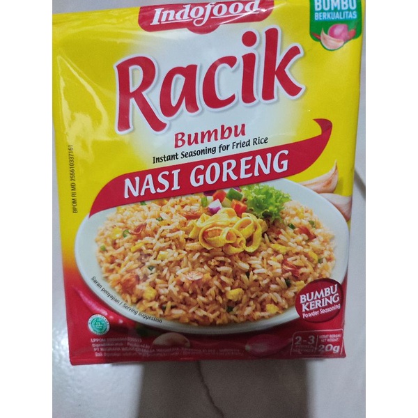 

Bumbu racik nasi goreng 1 renceng 10 pcs