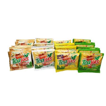 MINUMAN BUBUK TEA JUS ANEKA RASA 1 RENCENG ISI 10 PCS