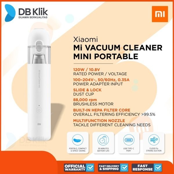 Vacuum Cleaner Xiaomi MI Mini Portable - Xiaomi MI Vacuum Cleaner Mini