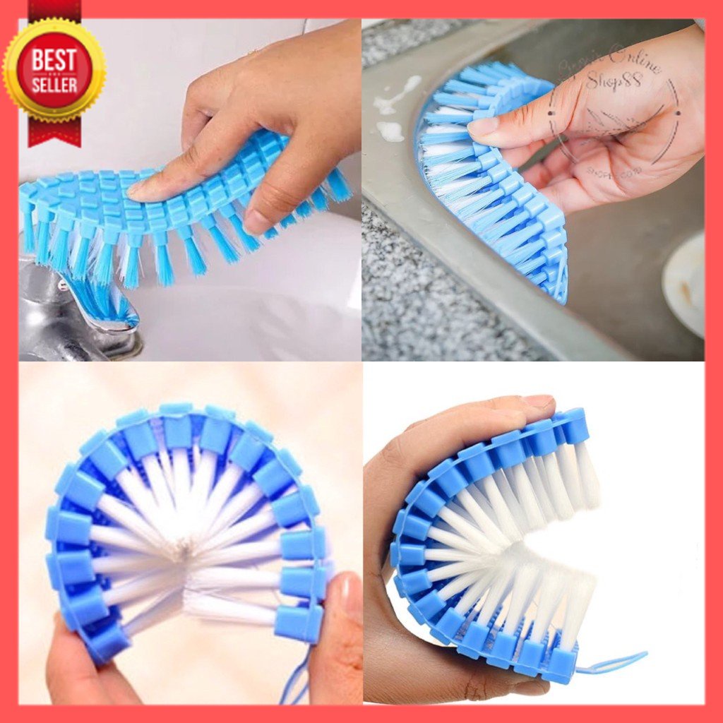 GOS - D103-Sikat  Lengkung Lantai / Sikat WC Lengkung / Toilet Brush Kloset Fleksibel