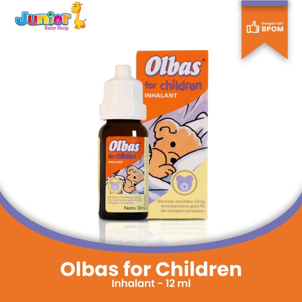 Olbas for Children Minyak Inhalan Dekongestan Bayi dan Anak 12 ml - BPOM RI